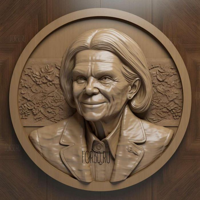 Virginia Rometty 2 stl model for CNC